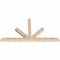 Ekena Millwork Saratoga Smooth Timber Gable Bracket, Douglas Fir, 108"W x 58"H x 5 1/2"D x 5 1/2"F, 13/12 Pitch GBW108X58X0606SAR00SDF - alternate 4